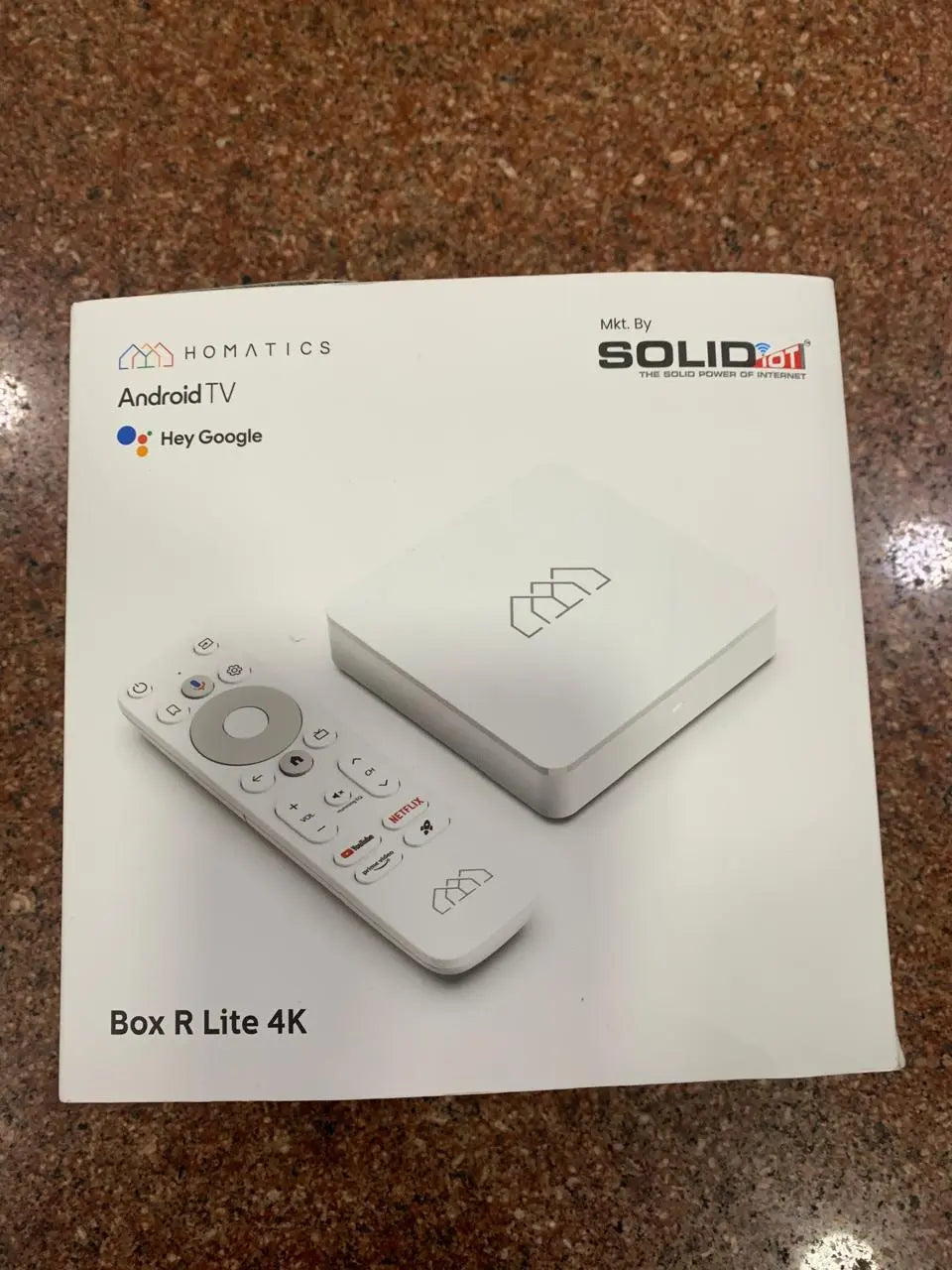 Best Android Box at best rates. Solid Homatics 4K Google/ Netflix certified box with dolby atmos