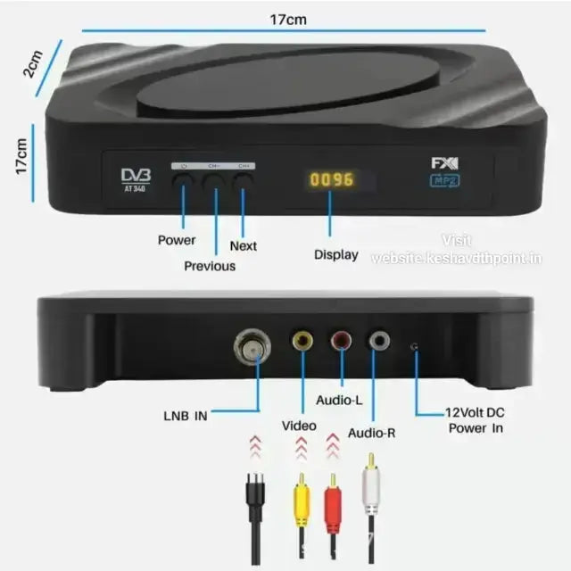 NTEX New Mpeg-2 High Quality Dd free dish 150+ Tv Channels Lifetime Free Set Top Garima Electronics