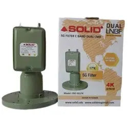 SOLID 5G FILTER 17K 65dB C-BAND DUAL OUT LNBF Garima Electronics