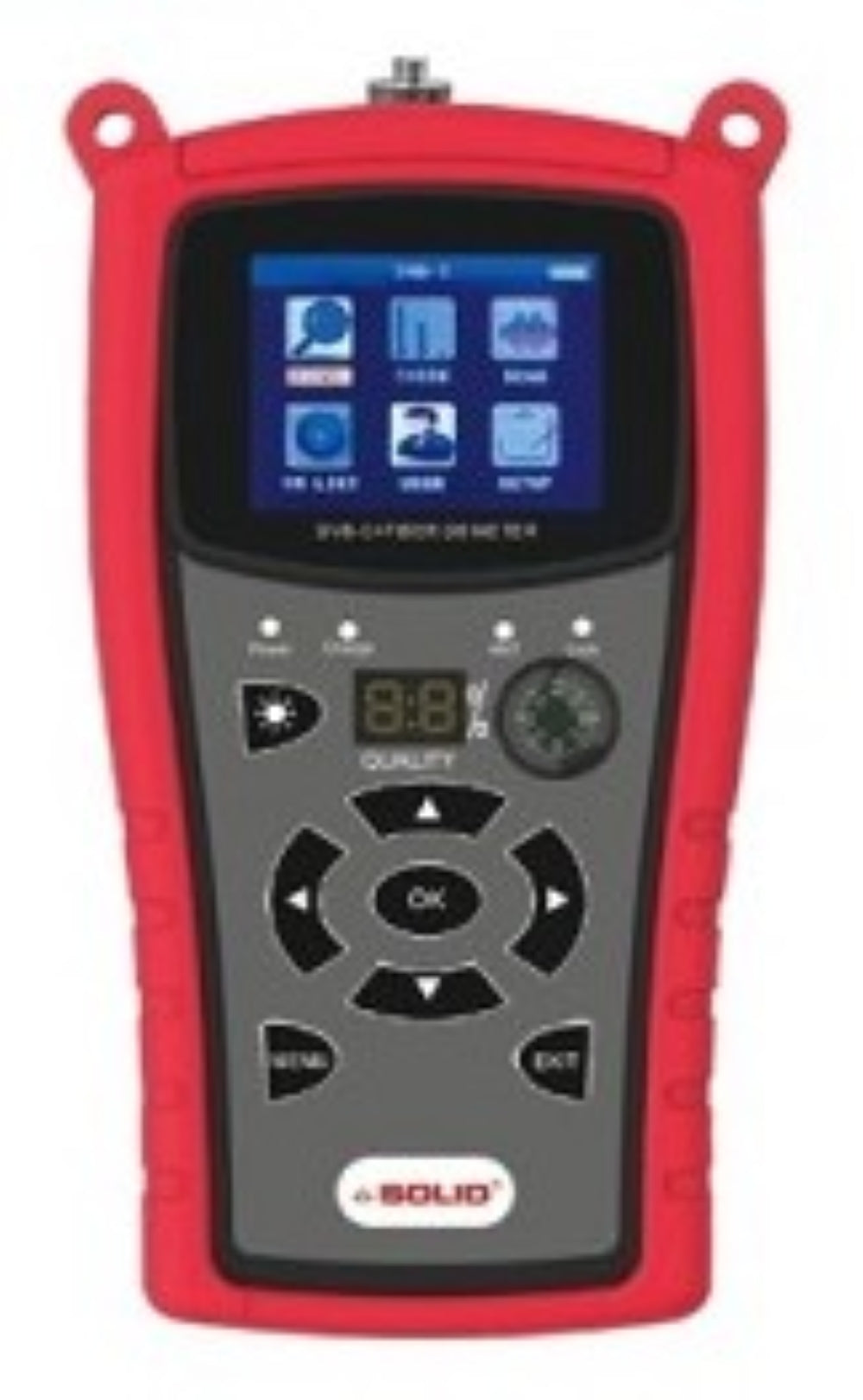 Solid SF-801 Satellite Signal Finder with LCD Display – Easy Dish Antenna Setup Tool