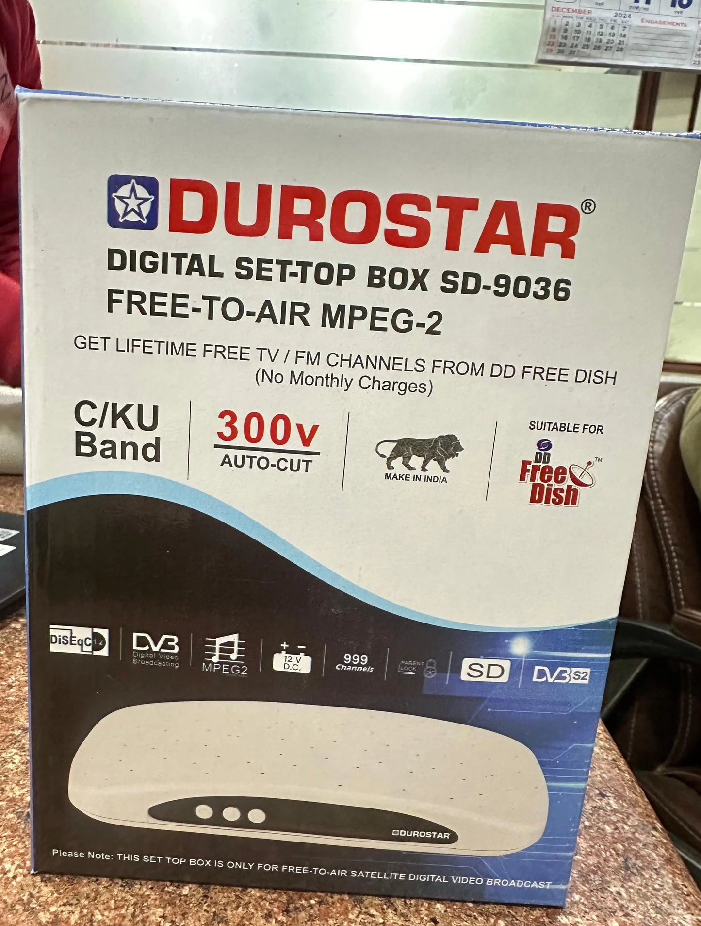 Durostar Mpeg 2 digital set top box 