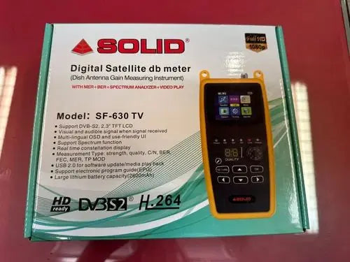 Solid SF-630 TV Digital Satellite dB Meter- Garima Elelctronics